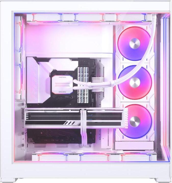 Actual product image Phanteks NV9 Premium DRGB Kit + power hub, 3x for outer frame, 1x mainboard cable cover (Red, Blue, Green)