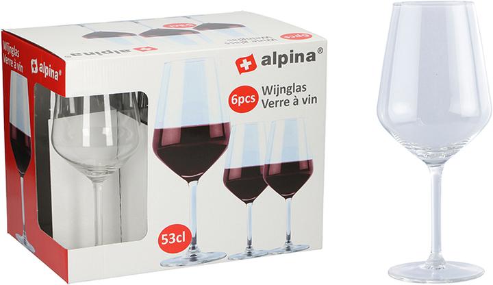 Produktbild alpina Rotweinkelch 6er Set 53cl (53 cl, 6 Gläser, Rotweingläser)