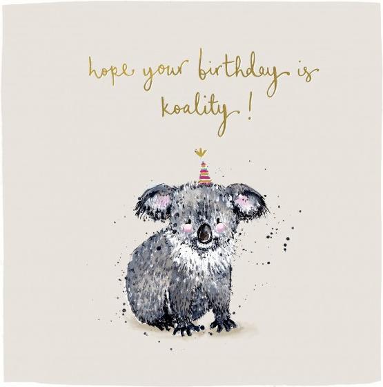 Image du produit Louise Mulgrew Carte d'anniversaire Koala 15x15cm