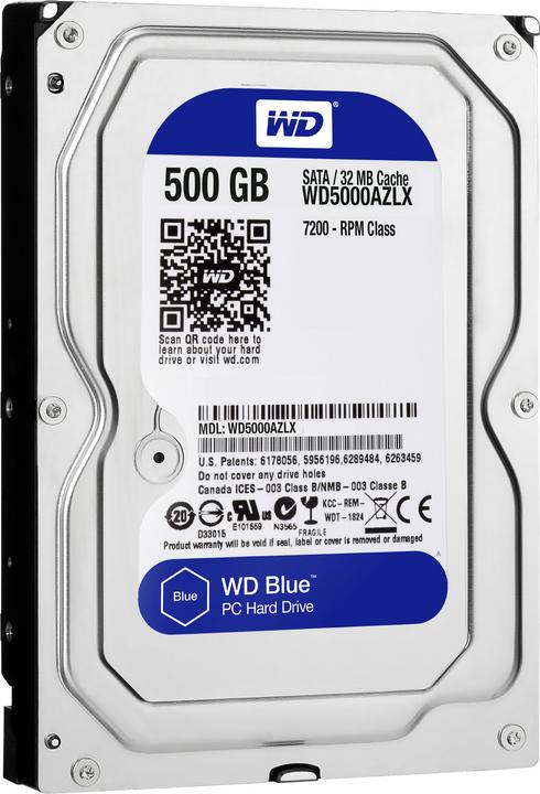 Produktbild WD Blue (0.50 TB, 3.5", CMR)