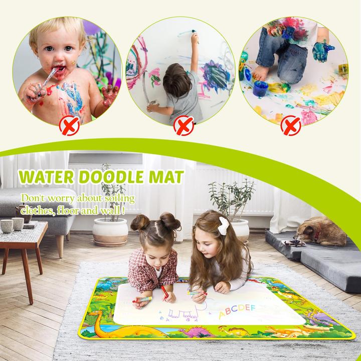 Actual product image Activity Board Water Doodle Mat Aqua Magic Drawing Mat Reusable drawing mat for children