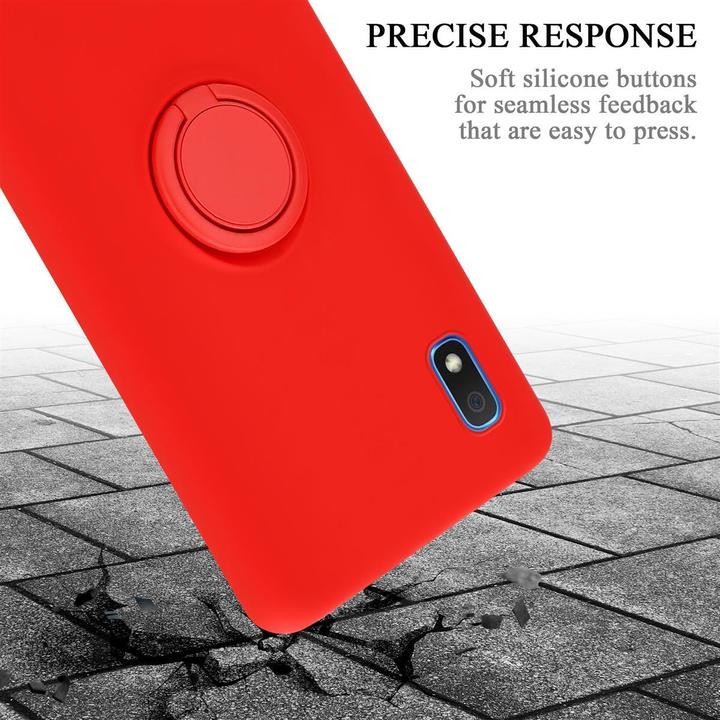 Actual product image Cadorabo TPU Liquid Ring Silicone Case Cover (Samsung Galaxy A10, HTC One M10)