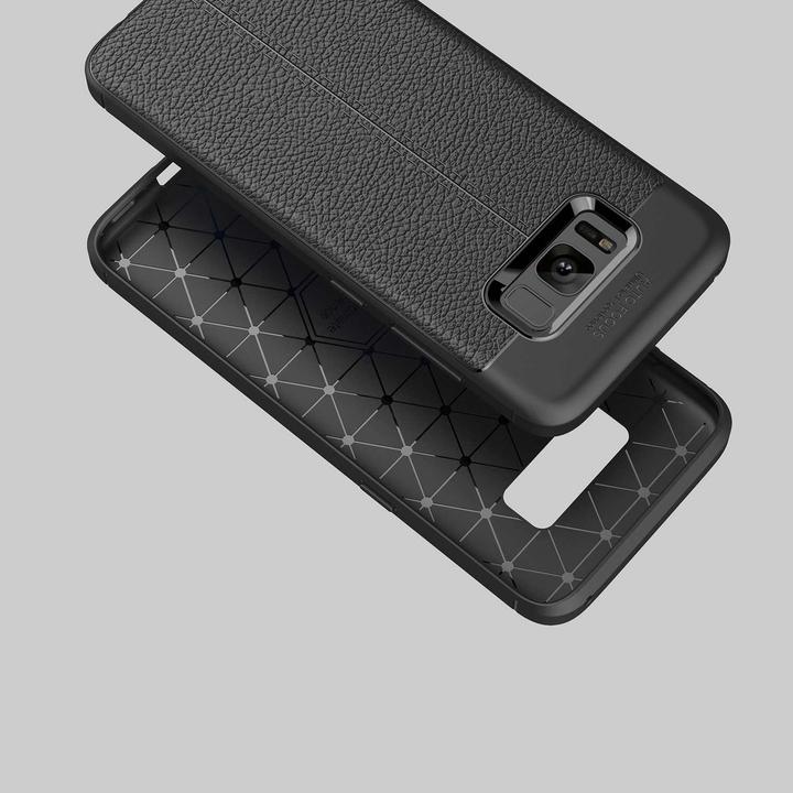 Image du produit Cadorabo TPU Cover similicuir structure (Samsung Galaxy S8+)