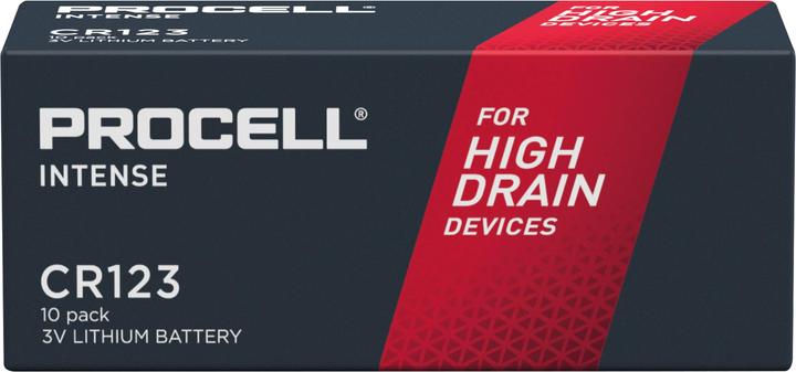 Produktbild Duracell Batterie Lithium, CR123A, 3V (10 Stk., CR123A, 1600 mAh)