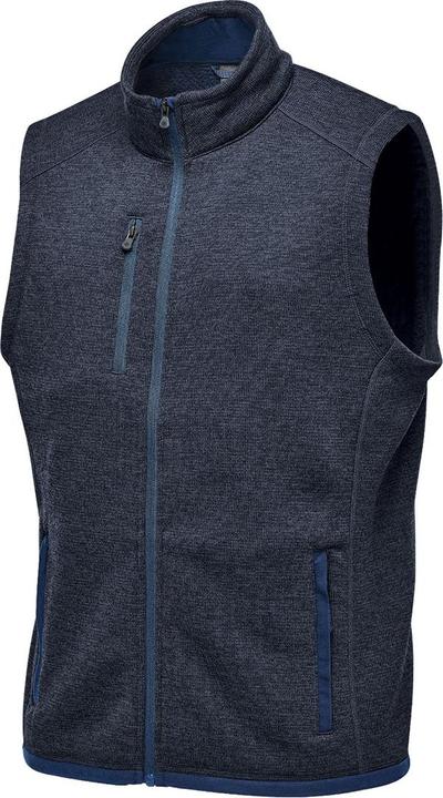 Actual product image Stormtech Mens Avalante Knitted Heather Full Zip Gilet (3XL)