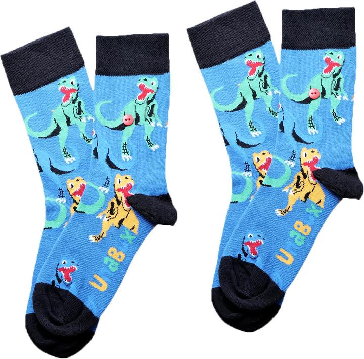 Unabux Freizeitsocken Prints (2er Pack, 31 - 35)