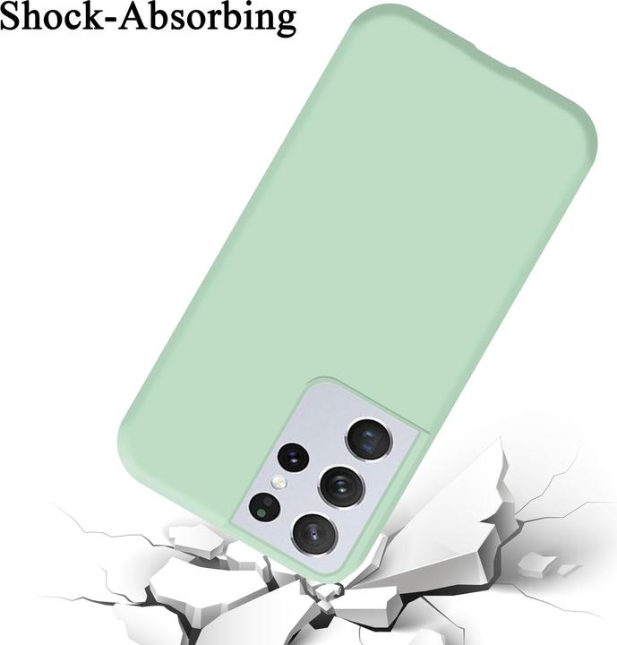 Image du produit Cadorabo TPU Liquid Silicone Case Cover (Samsung Galaxy S21 Ultra)