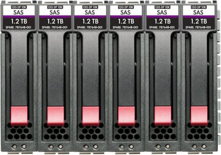 Image du produit HPE E MSA HDD SAS Midline, 7.2K, LFF, 3.5 inch, M2, 1yr Wty, 6-pack Bundle (10 To, 3.5")