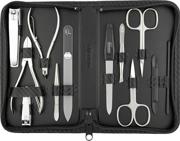 Image du produit MarQus 12-teiliges Maniküre-Set im Kunstleder-Etui