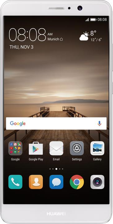 Huawei Mate 9 (64 Go, Argent clair de lune, 5.90", Double SIM hybride, 20 Mpx, 4G)