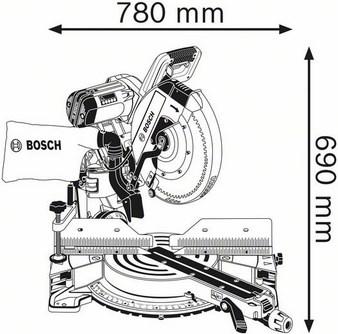 Actual product image Bosch Professional Gcm 12 Gdl