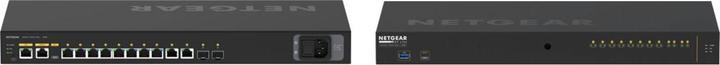 Actual product image Netgear PoE+ Switch AV Line M4250-10G2F-PoE+ 12 Port (12 Ports)