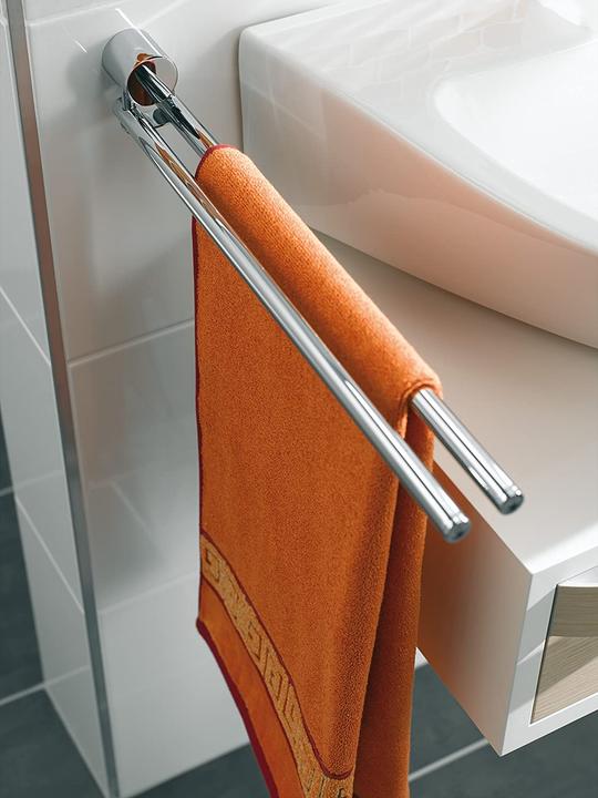 Image du produit Emco Porte-serviettes RONDO 2 2 bras, pivotant, 364mm chromé
