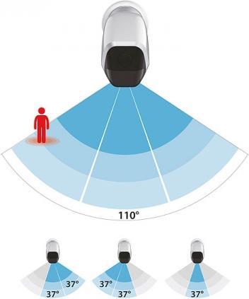 Produktbild VisorTech IP-HD-Überwachungskamera mit App
