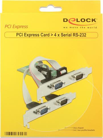 Immagine prodotto Delock PCIe 4x D-Sub9