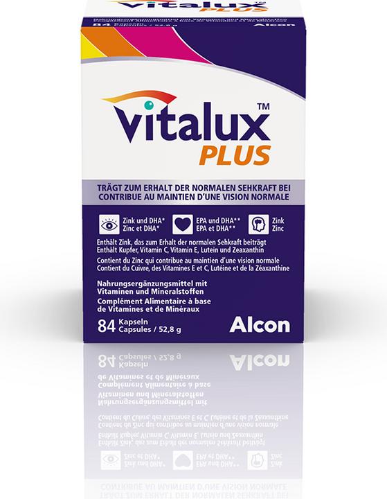 Energy Label Vitalux Plus caps (84 Piece, Capsules, 98 g)