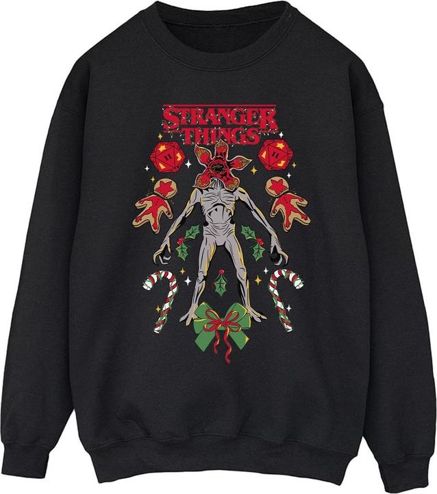 Netflix Stranger Things Christmas Demogorgon Sweatshirt (S)