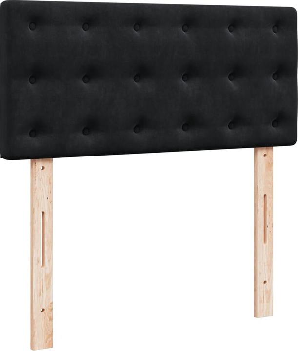 Immagine prodotto VidaXL Bo x letto a molle con materasso 90 x 190 cm in velluto (90 x 190 cm, 90 x 190 cm)