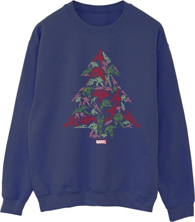 Image du produit - Sweat AVENGERS CHRISTMAS TREE - Femme (4XL)