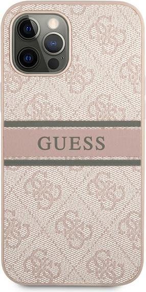 Actual product image Guess Hard Cover 4G Printed Stripe (Realme 12 Pro+, Apple iPhone 12)