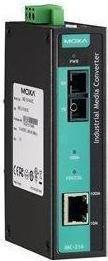 Image du produit Moxa IMC-21A-S-SC - Convertisseur de média industriel 10100BaseT(X) vers 100BaseFX, monomode, connecteur