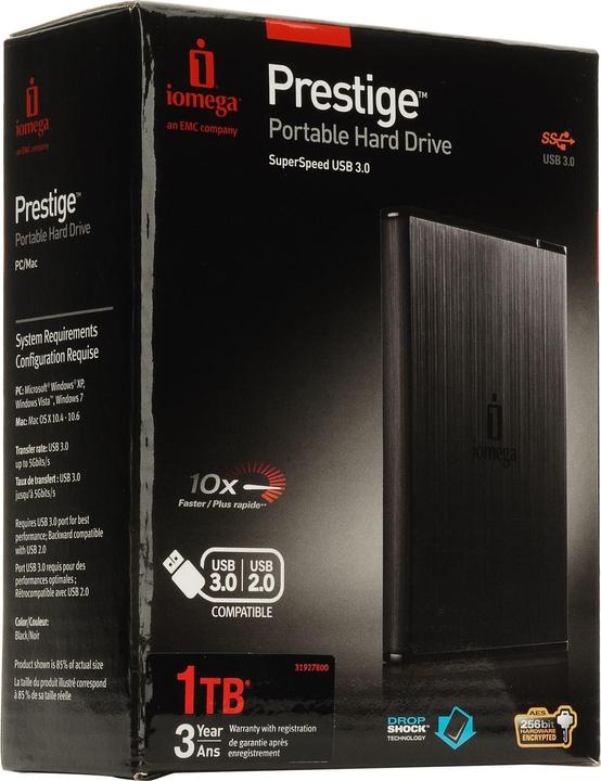 Produktbild Iomega Prestige, SuperSpeed (1 TB)