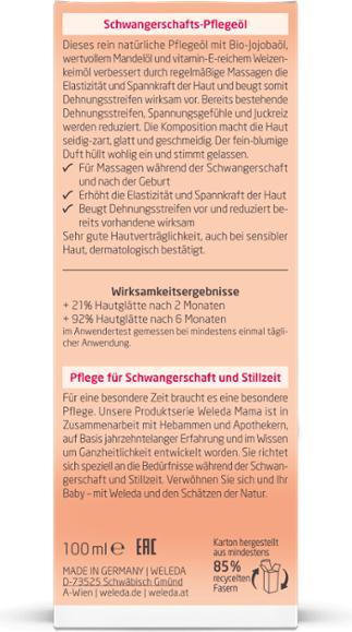 Nährwerte und Zutaten Weleda Schwangerschafts-Pflegeöl