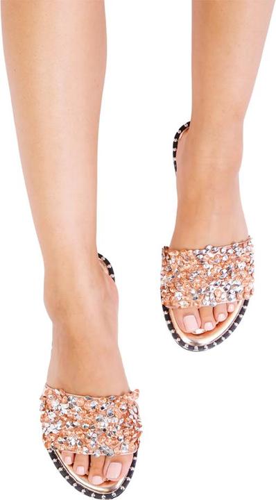 Immagine prodotto Where's That From Poppy Sliders Luccicante Piatta Donna (36)