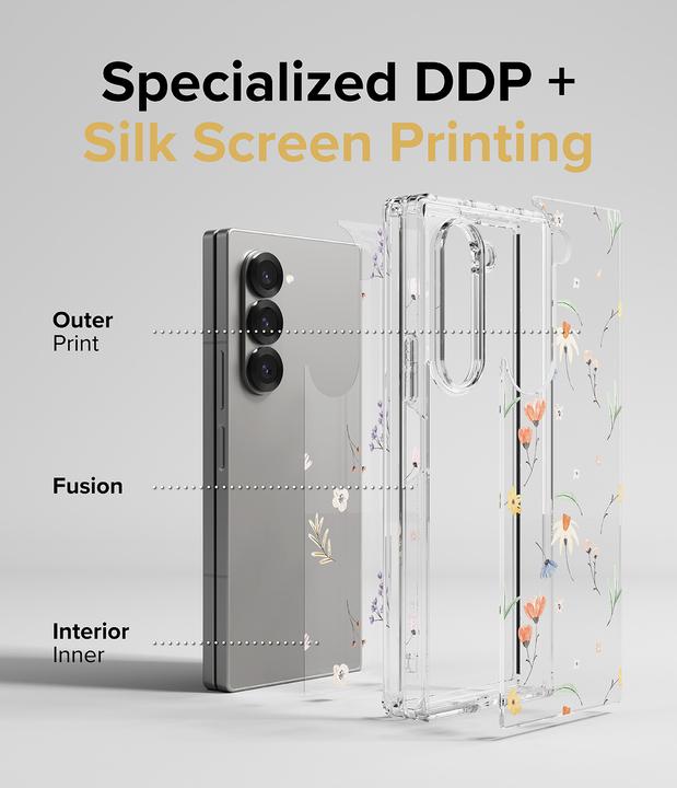 Produktbild Ringke Case for Galaxy Z Fold 6 FUSION DESIGN DRY FLOWERS (Samsung Galaxy Z Fold6)
