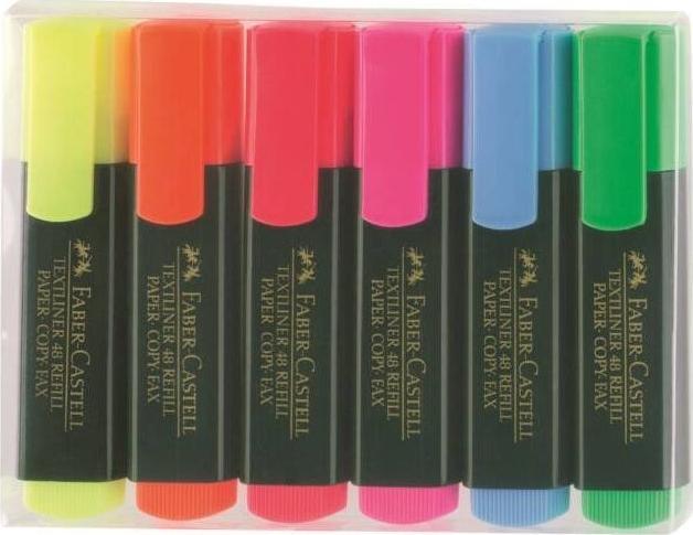 Immagine prodotto Faber-Castell Textliner 48 (Multicolore, 5 mm, 6 x)