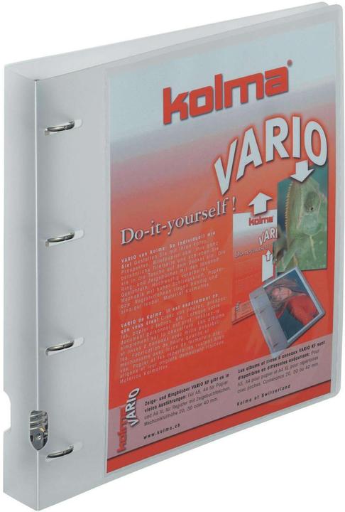 Actual product image Kolma Show book Vario A4 XL 4 rings filling height 3 cm colourless (A4, 41 mm, 1 Piece)