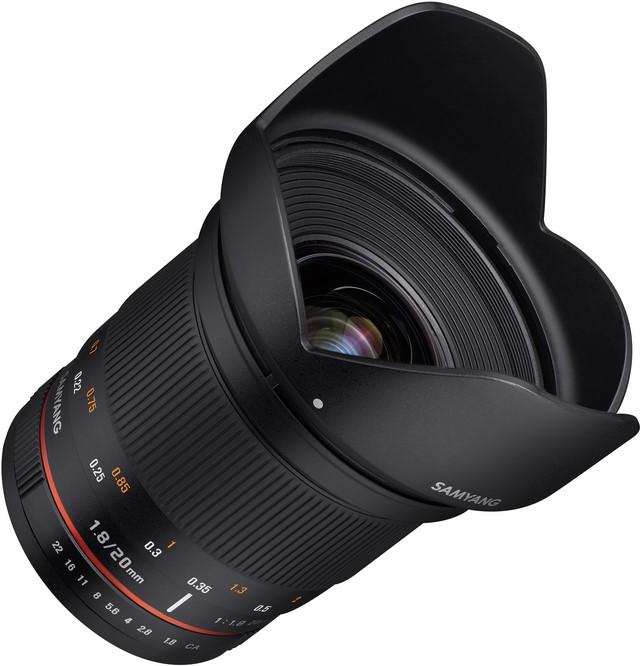 Actual product image Samyang 20mm f/1.8 ED AS UMC - Nikon F (Nikon F, full size)