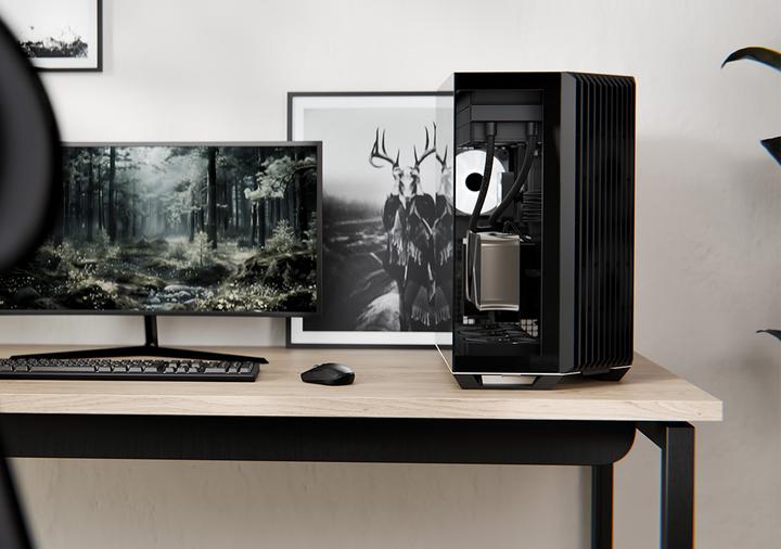 Image du produit APNX V1 Boîtier PC, tour midi, ATX, verre trempé - noir (ATX, Mini-ITX, mATX)