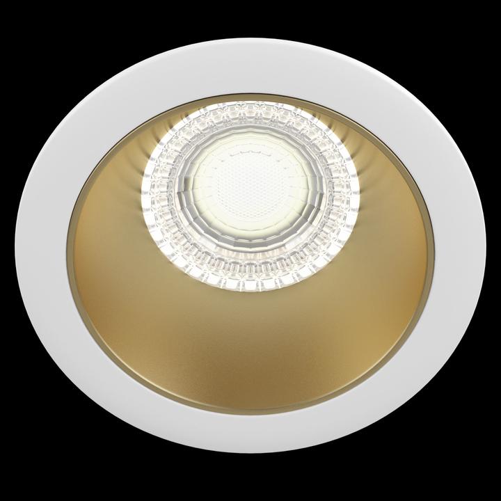 Actual product image Maytoni Share Downlight, Recessed Luminaire GU10 Gold-White Ø86mm (GU10)