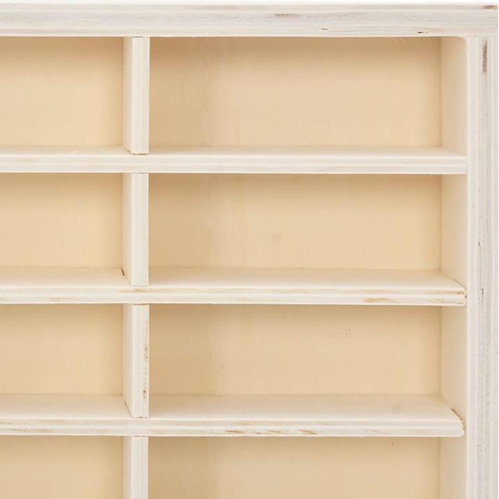 Produktbild VidaXL Wandvitrine Hängevitrine Sammlervitrine Sammlerkasten mit 80 Fächern