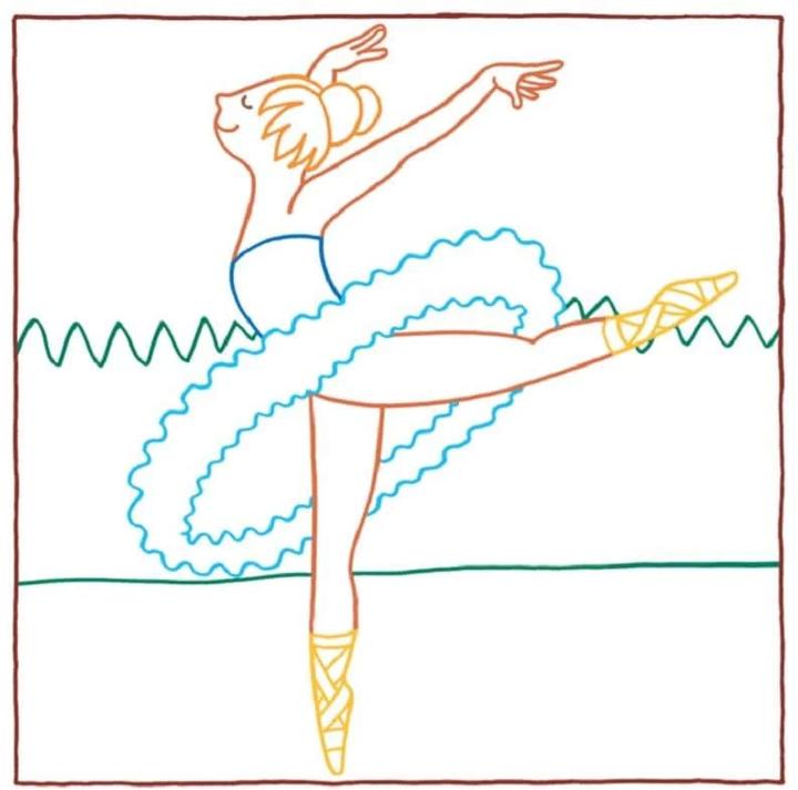 Actual product image Magic paper coloring book for girls