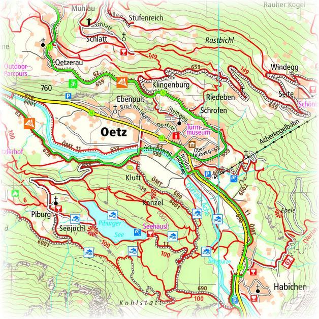 Actual product image Ötztal hiking and cycling map 1 : 35 000 35000