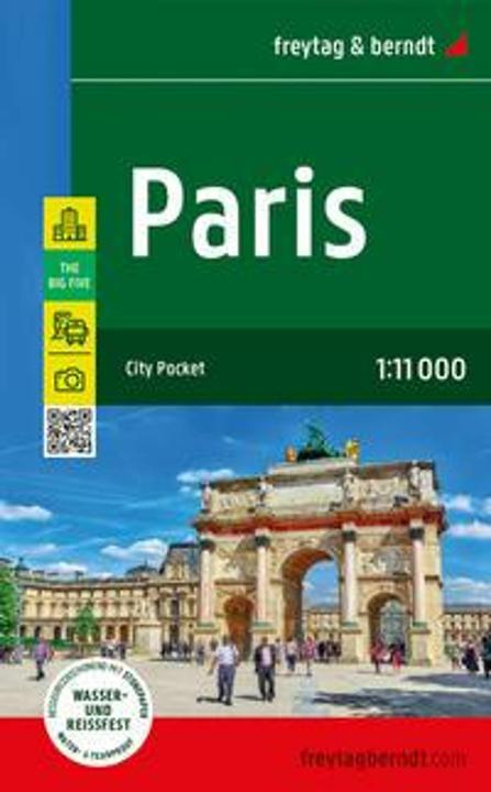 Produktbild Paris, Stadtplan 1:11.000, freytag & be