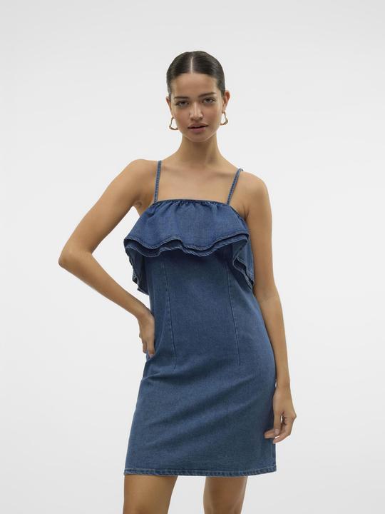 Actual product image Vero Moda VMANNY Kurzes Kleid Jeanskleid (L)
