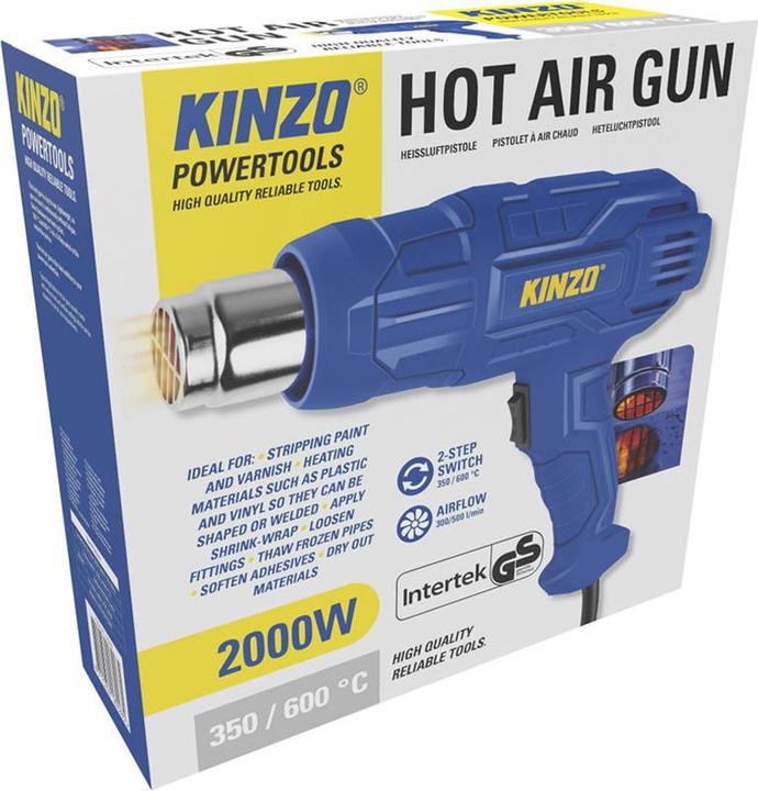 Actual product image Kinzo Hot Air Gun 230V