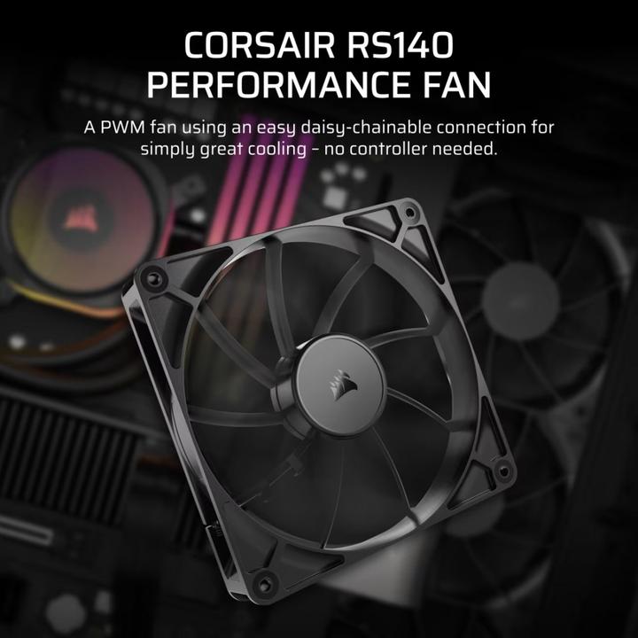 Image du produit Corsair RS140, ventilateur 140mm, Single Pack (140 mm, 1 x)