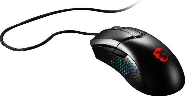 Actual product image MSI CLUTCH GM51 LIGHTWEIGHT mouse Right-hand USB Type-A Optical 26000 DPI (Cable)