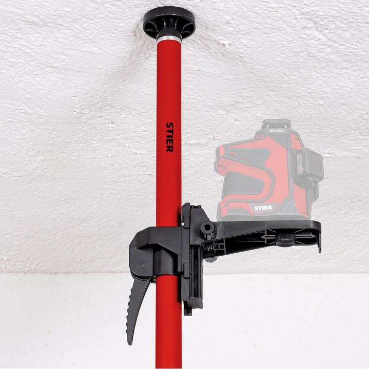 Image du produit Stier Tige télescopique pour laser à lignes croisées, 360 cm