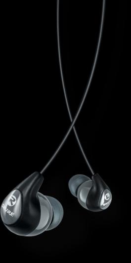 Image du produit Shure Écouteurs intra-auriculaires SE112-GR-EFS Gris Noir (NC, Filaire)