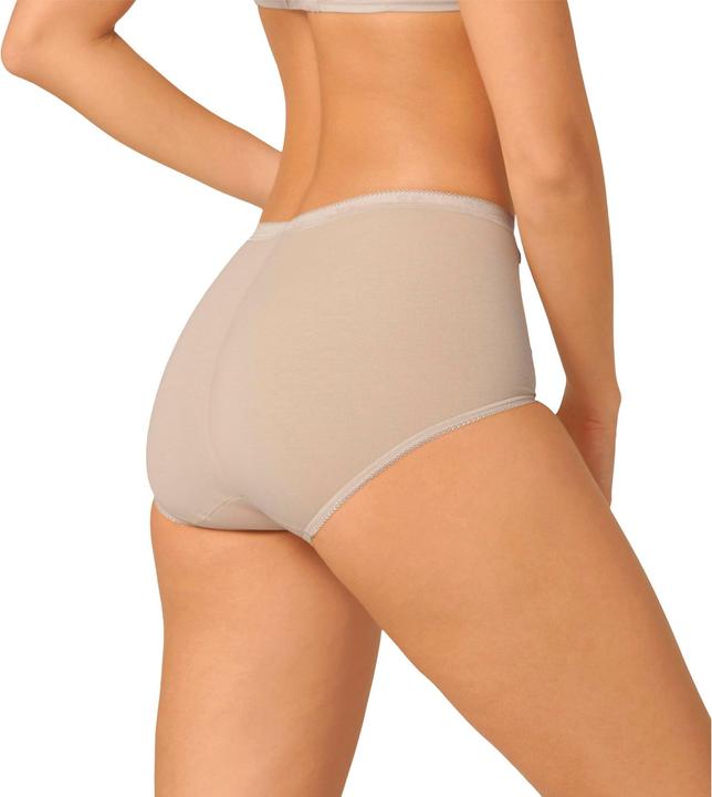 Produktbild Sloggi Damen Basic+ Maxi Slip Schlüpfer natürlich weich | 3 Stück (44, 3er Pack)