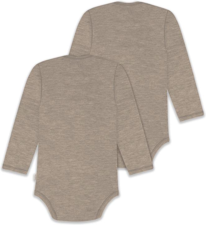 Produktbild Normani 2er Pack Baby Merino Body Langarm „Auckland" - 9377 (80)