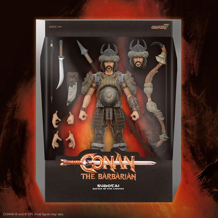Image du produit Super7 Conan le Barbare Ultimates Figurine Subotai (Battle of the Mounds) 18 cm