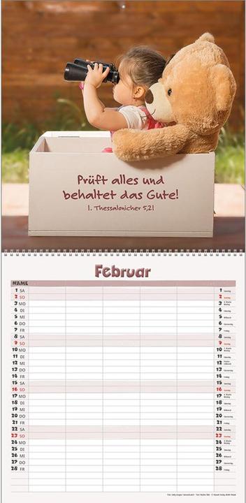 Produktbild Bei uns ist immer etwas los 2025 (30 x 31 cm, Harter Einband, Deutsch)