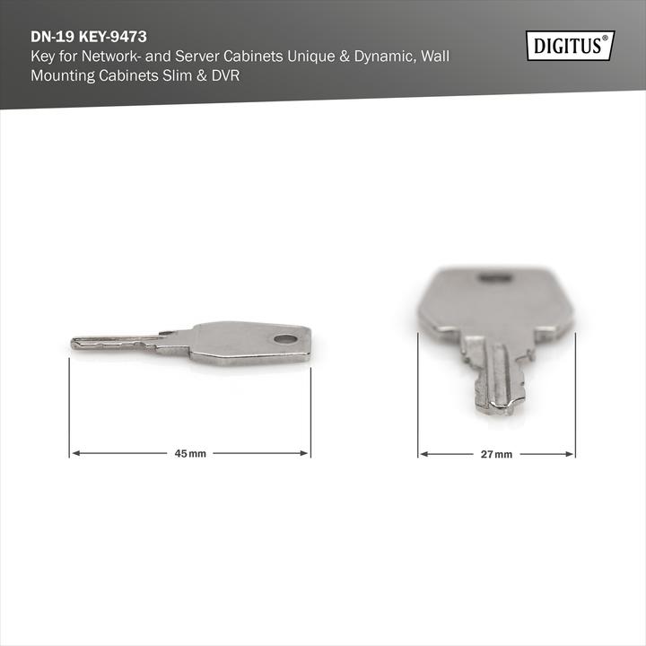Productafbeelding Digitus Reservesleutel voor 19 inch kasten