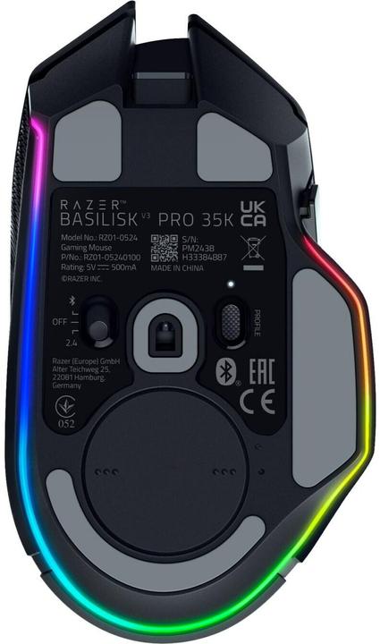 Actual product image Razer Basilisk V3 Pro 35K (Wireless, Cable)